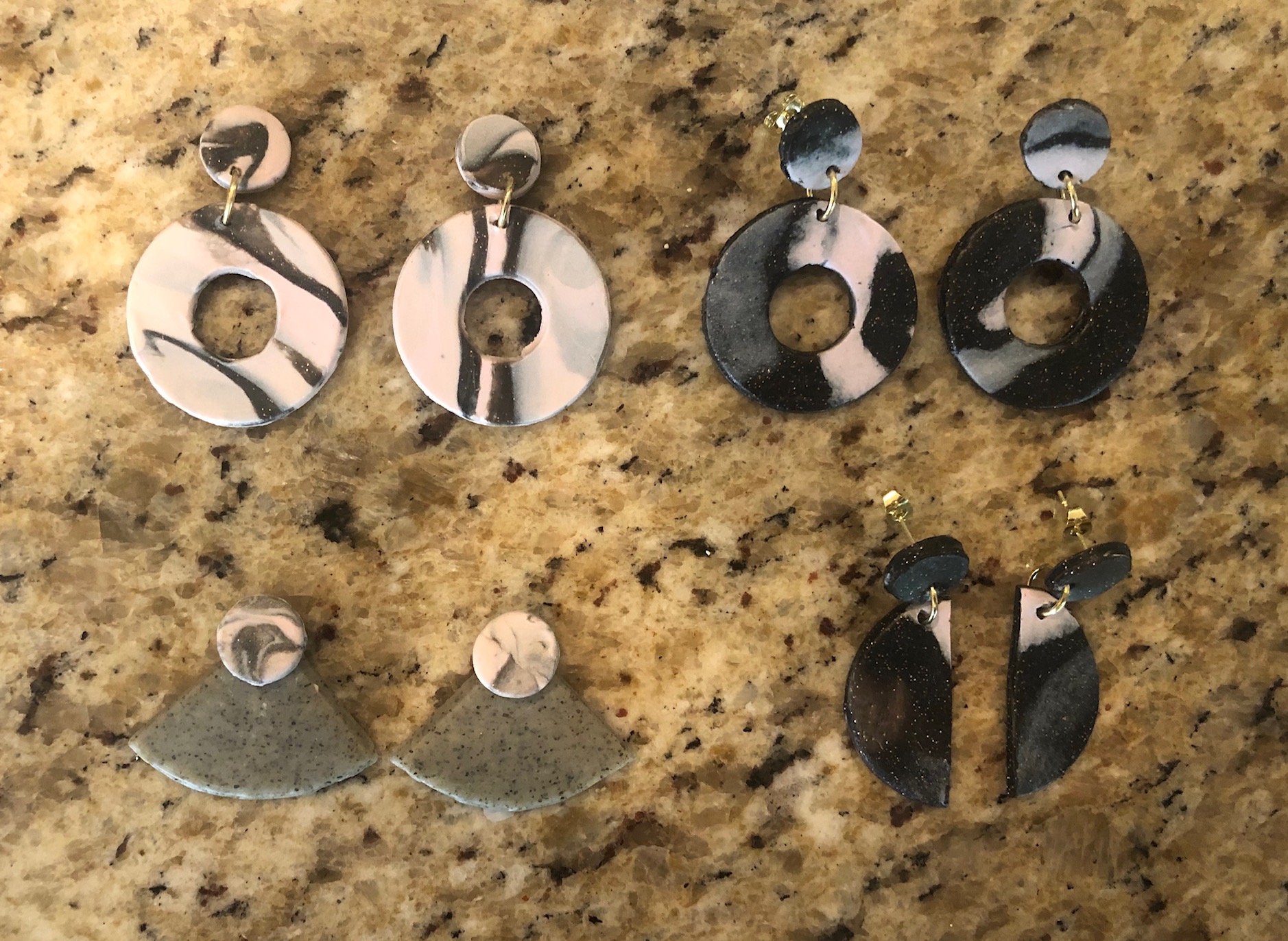 How to make Polymer Clay Earrings - Glow As You Go Blog